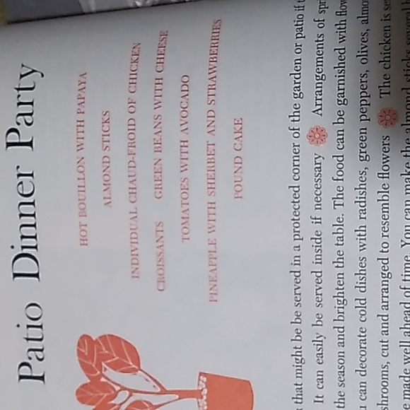 Vintage 1971 "The Dinner Party Cook Book"- A Sunset Book. - Picture 15 of 17